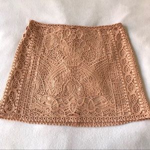 Club Monaco Lace Mini Skirt